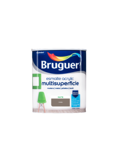 BRUGUER ESMALTE ACRYLIC MULTISUPERFICIE MATE 750 ml. MOKA