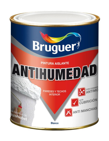 PINTURA BRUGUER ANTIHUMEDAD AISLANTE MATE BLANCO 750 ml