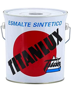 TITANLUX ESMALTE SINTETICO BRILLANTE 4 L  566E BLANCO EXTER.