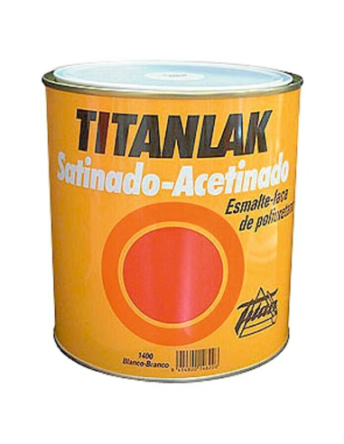 TITANLUX TITANLAK ESMALTE SINTETICO SATINADO  750 ml   1400 BLANCO