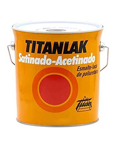 TITANLUX TITANLAK ESMALTE SINTETICO SATINADO  4 L  1401 NEGRO