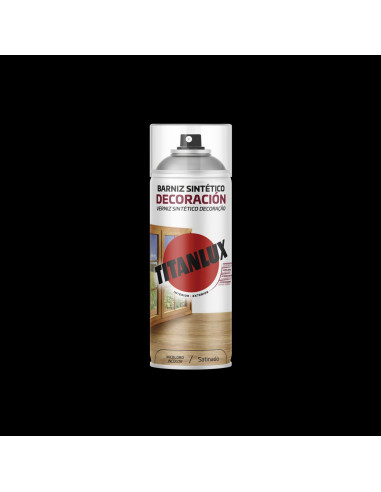 SPRAY  TITANLUX  BARNIZ SATINADO  400 ml INCOLORO