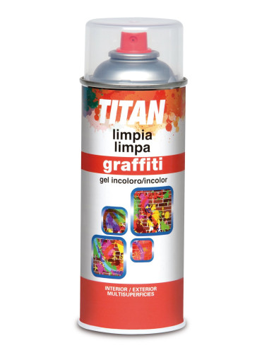 SPRAY  TITAN  400 ml  LIMPIA GRAFFITI