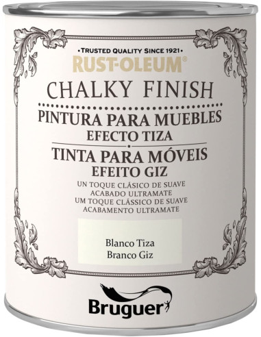 CHALKY MUEBLES 750 ml  BLANCO TIZA