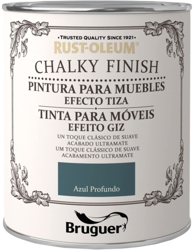 CHALKY MUEBLES 750 ml  AZUL PROFUNDO