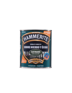 HAMMERITE ESMALTE METALICO  SATINADO 750 ml  GRIS OSCURO