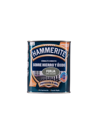 HAMMERITE ESMALTE METALICO  FORJA 750 ml  GRIS OSCURO