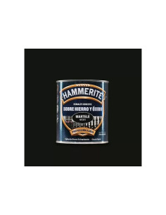 HAMMERITE ESMALTE METALICO  MARTELE 250 ml  NEGRO