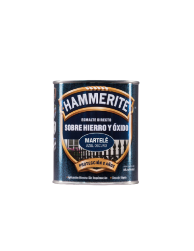 HAMMERITE ESMALTE METALICO  MARTELE 750 ml  AZUL OSCURO
