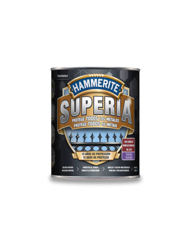 HAMMERITE SUPERIA  SATINADO  750 ml  ROJO CARRUAJES