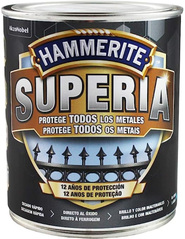 HAMMERITE SUPERIA  MATE 25 L BLANCO