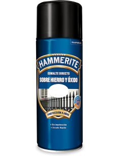 HAMMERITE SPRAY 400 ml ESMALTE ANTIOXIDANTE  BRILLANTE BLANCO