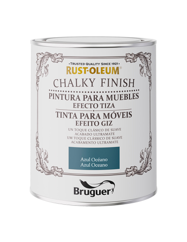 CHALKY MUEBLES 750 ml  AZUL OCEANO