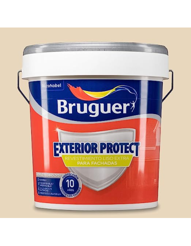 REVESTIMIENTO EXTERIOR PROTECT 10 AÑOS 15 L  HUESO
