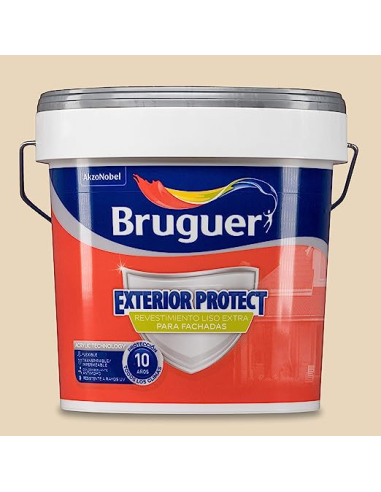 REVESTIMIENTO EXTERIOR PROTECT 10 AÑOS 4 L  HUESO