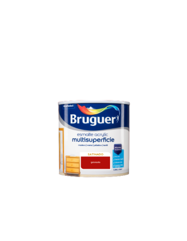ESMALTE BRUGUER ACRYLIC MULTISUP. SATINADO 250 ml  GRANADA