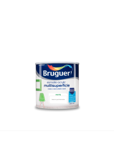 ESMALTE BRUGUER ACRYLIC MULTISUP. MATE 250 ml  BLANCO PERMANENTE