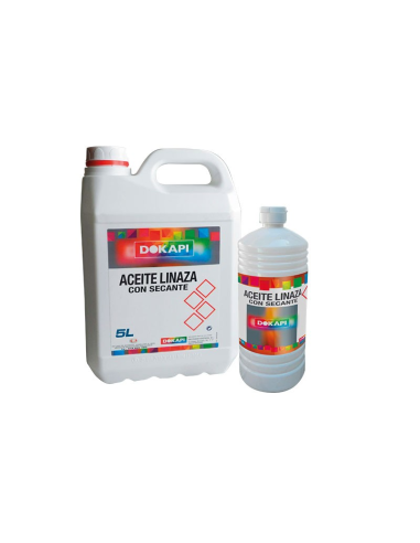 ACEITE LINAZA DOKAPI  5 L CON SECANTE