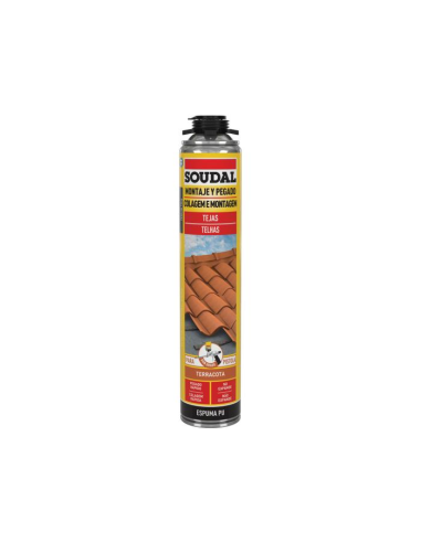 ESPUMA POLIURETANO SOUDAL TEJA 750 ml PISTOLA