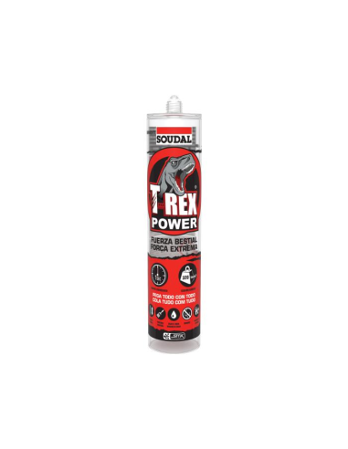 ADHESIVO SELLADOR UNIVERSAL T-REX CR. 290 TRANSPARENTE