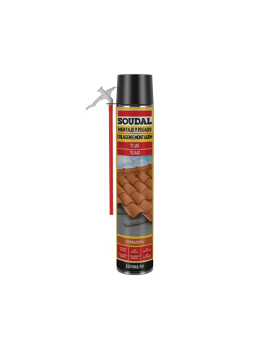 ESPUMA POLIURETANO SOUDAL TEJA 750 ml CANULA