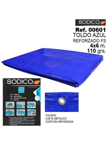 LONA MULTIUSOS 4 x 6 m 110 GRs
