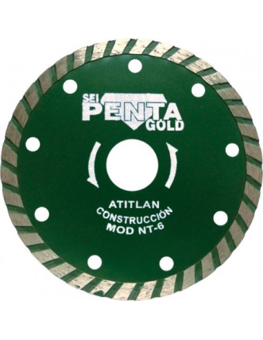 DISCO DIAMANTE NT6-230 mm GENERAL OBRA TURBO