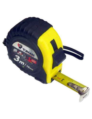 FLEXOMETRO  3 m x 16 mm ANTIGOLPE