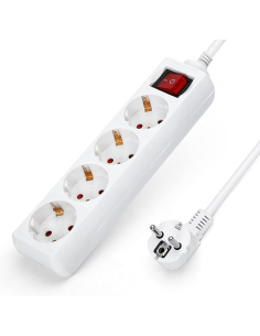 BASE MULTIPLE CEGASA 4 TOMAS CON INTERRUPTOR