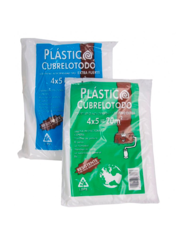 PLASTICO CUBRETODO FAMA FUERTE 4 x 5 m 35 MICRAS