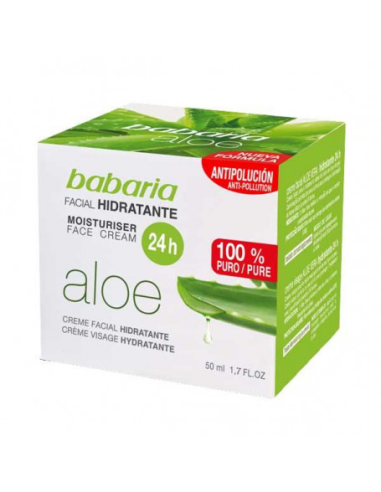 CREMA BABARIA ALOE VERA 24 H  50 ml
