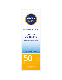 BRONCEADOR NIVEA TB. 50 F-50 FACIAL BRILLOS