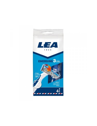 MAQUINILLA AFEITAR LEA 3 HOJAS BLISTER 4 DESECHABLE