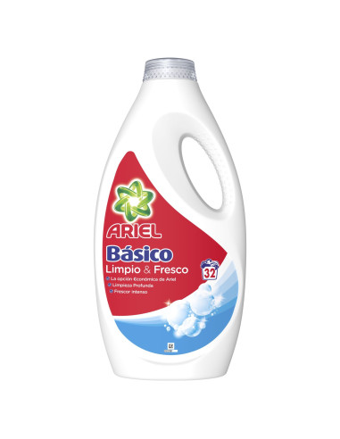 DETERGENTE LIQUIDO ARIEL BASICO 32 DOSIS 144 L