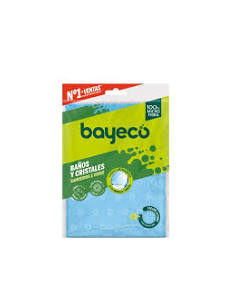BAYETA BAÑOS Y CRISTALES 40X40 100% MICROF. BAYECO