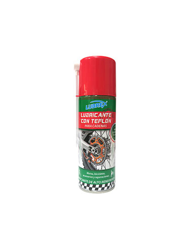 ACEITE LUBRICANTE CON TEFLÓN LUBREX CADENAS  SPRAY 200 ml