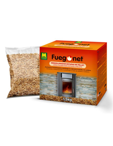 DESHOLLINADOR FUEGO NET PARA ESTUFAS DE PELLET 15 kg