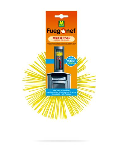 DESHOLLINADOR FUEGO NET ERIZO  NYLON   Ø150 mm