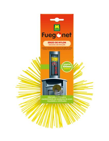 DESHOLLINADOR FUEGO NET ERIZO  NYLON   Ø100 mm