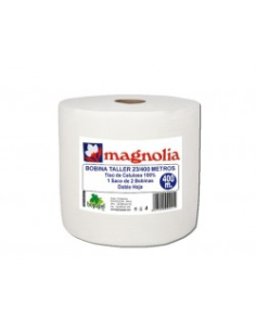 BOBINA TALLER 2 hojas MAGNOLIA 400 m  2 uds CELULOSA