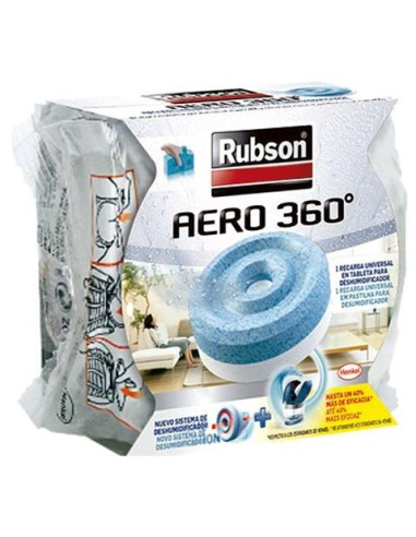 DESHUMIDIFICADOR Rubson Aero360 x1 recambio 450GRs Neutro