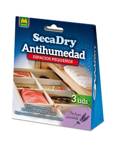 DESHUMIDIFICADOR SECA DRY BOLSA EN GEL 3X30 grs