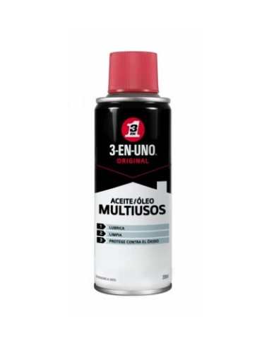 ACEITE LUBRICANTE MULTIUSOS 3 en 1 SPRAY 200 ml