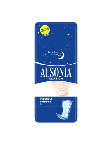 COMPRESAS AUSONIA NOCHE 9 uds