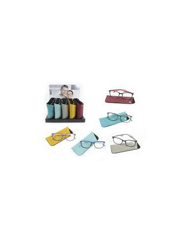 GAFAS LECTURA UNISEX CON FUNDA Expositor 30 uds LONDRES