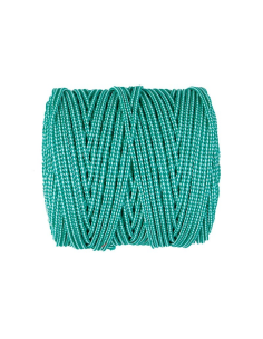 CUERDA TENDAL BOBINA 200 m POLIPROPILENO TRENZADO BLANCOVERDE
