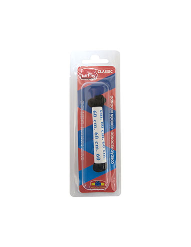 CORDON CALZADO LA PIEL BLISTER 60 cm NEGRO