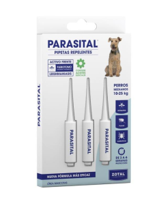 PIPETAS PARASITAL PERROS MEDIANOS 3 UNIDADES