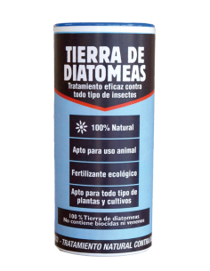 TIERRA DE DIATOMEAS BOTE 300 GRs POLVO MICRONIZADO
