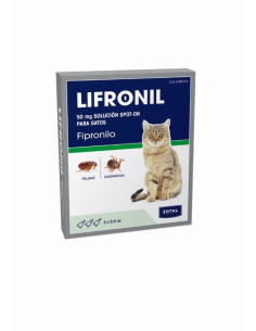 PIPETAS LIFRONIL GATOS 3 x 50 ml